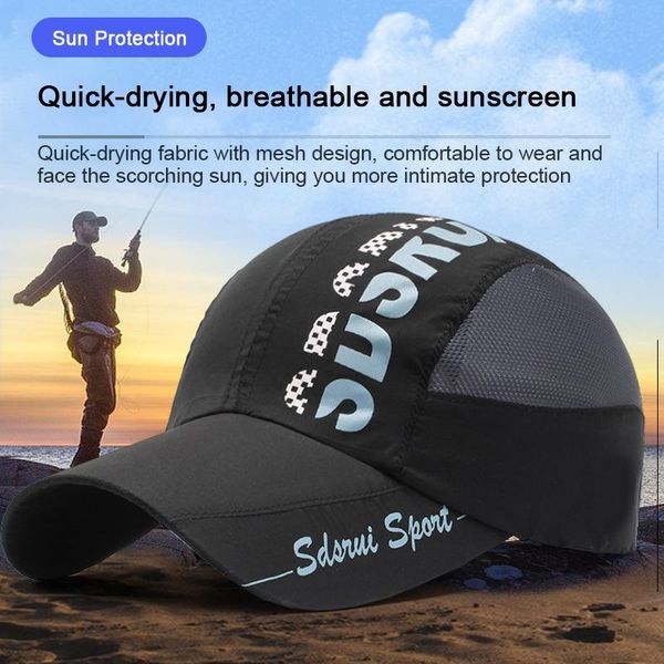 sun visor cap outdoor quick drying baseball summer thin mesh portable breathable hat hats, Black;white
sun visor cap outdoor quick drying baseball summer thin mesh portable breathable hat hats, Black;white