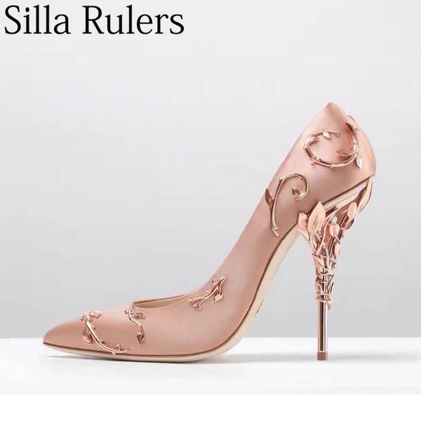 silla rulers 2021 ladies high heel pumps silk metal decoration thin heels women shoes pointed toe shallow party woman dress, Black
silla rulers 2021 ladies high heel pumps silk metal decoration thin heels women shoes pointed toe shallow party woman dress, Black