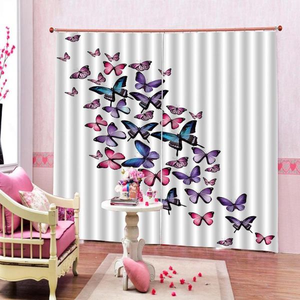 curtain & drapes pastoral butterfly print large window for balcony living room home decor sets (left and right side)
curtain & drapes pastoral butterfly print large window for balcony living room home decor sets (left and right side)