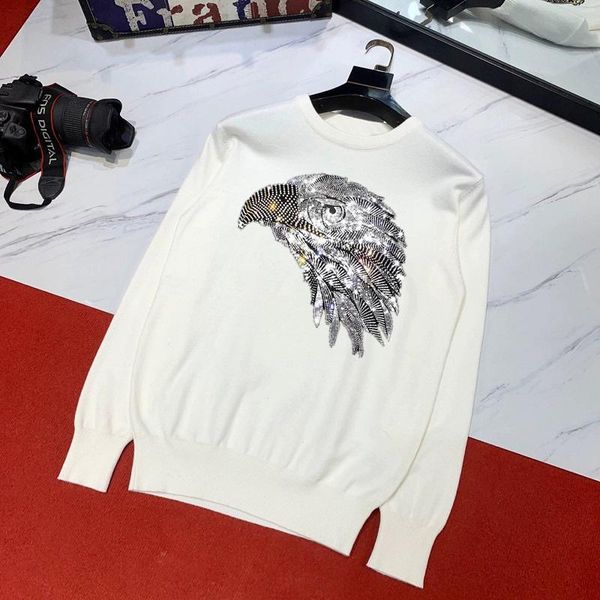 men's sweaters oversized fashion soft casual cartoon rhinestone 2021 sweater brand pullover, White;black
men's sweaters oversized fashion soft casual cartoon rhinestone 2021 sweater brand pullover, White;black