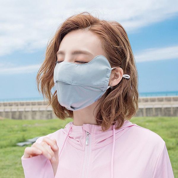 fashion summer sunscreen cycling mask scarf ice silk full face covers breathable with ears bandana decoration accessories women caps & masks, Black
fashion summer sunscreen cycling mask scarf ice silk full face covers breathable with ears bandana decoration accessories women caps & masks, Black