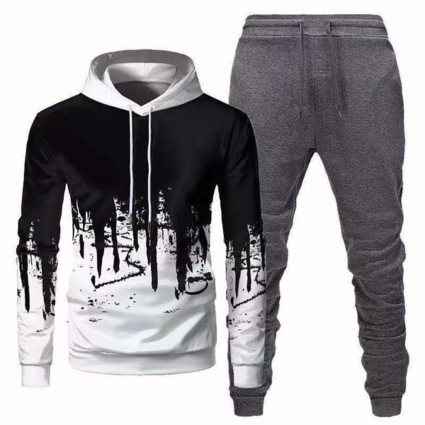 jogging clothing mens autumn sports fitness 2pcs set for man casual printed hoodies 2 piece suit gradient pure color pants roupas mascu, Black;red
jogging clothing mens autumn sports fitness 2pcs set for man casual printed hoodies 2 piece suit gradient pure color pants roupas mascu, Black;red