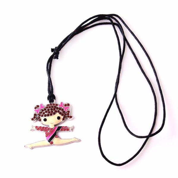 pendant necklaces arrival gymnast girl rhinestone necklace jewelry gymnastics team design for woman, Silver
pendant necklaces arrival gymnast girl rhinestone necklace jewelry gymnastics team design for woman, Silver
