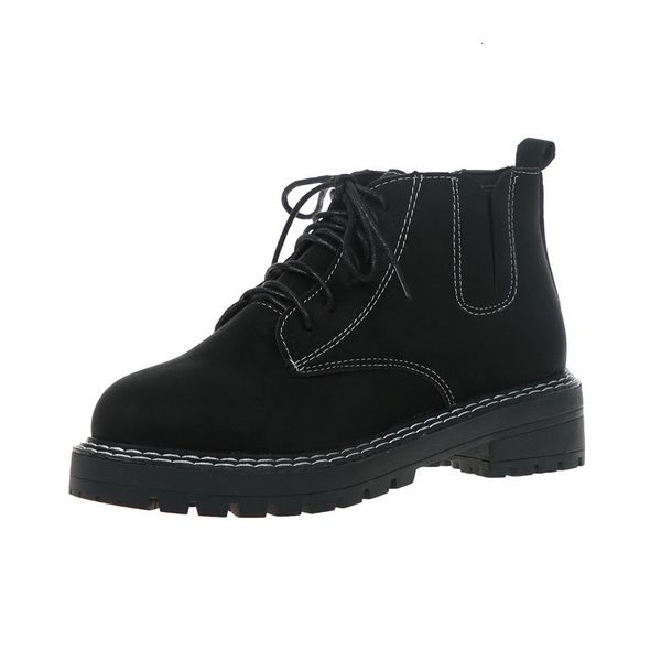 boots autumn lace up to martin leather boots women's winter shoes fashion student z7yt, Black
boots autumn lace up to martin leather boots women's winter shoes fashion student z7yt, Black