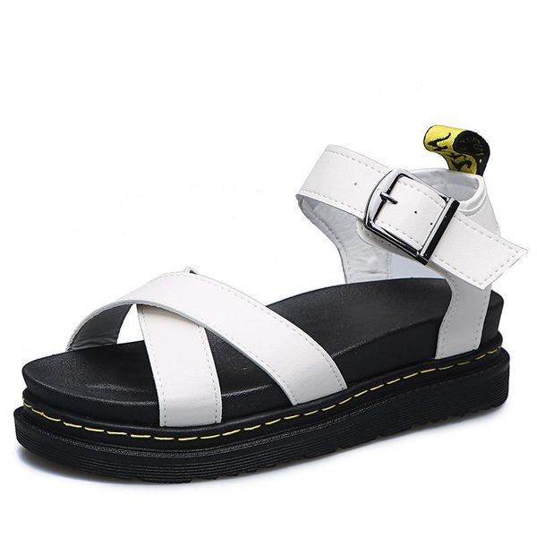 sandals summer women's fashion simple cross vamp solid color wild trend open-toed platform outdoor, Black
sandals summer women's fashion simple cross vamp solid color wild trend open-toed platform outdoor, Black