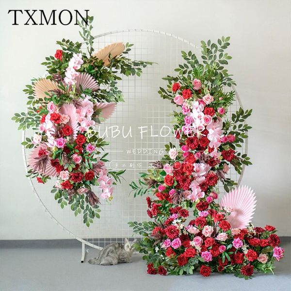 decorative flowers & wreaths custom made wedding props red simulation floral arch silk flower decoration iron grid screen ring row
decorative flowers & wreaths custom made wedding props red simulation floral arch silk flower decoration iron grid screen ring row
