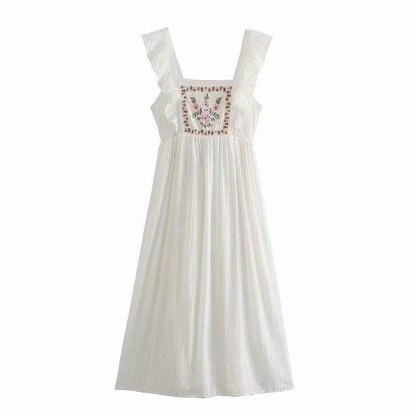 casual dresses boho for women 2021 square neck sleeveless ruffle tie back white midi dress summer lace trim floral embroidery, Black;gray
casual dresses boho for women 2021 square neck sleeveless ruffle tie back white midi dress summer lace trim floral embroidery, Black;gray