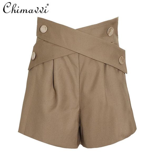 women's shorts 2021 spring/summer temperament solid casual short pants high waist a- line suit wide leg fashion, White;black
women's shorts 2021 spring/summer temperament solid casual short pants high waist a- line suit wide leg fashion, White;black