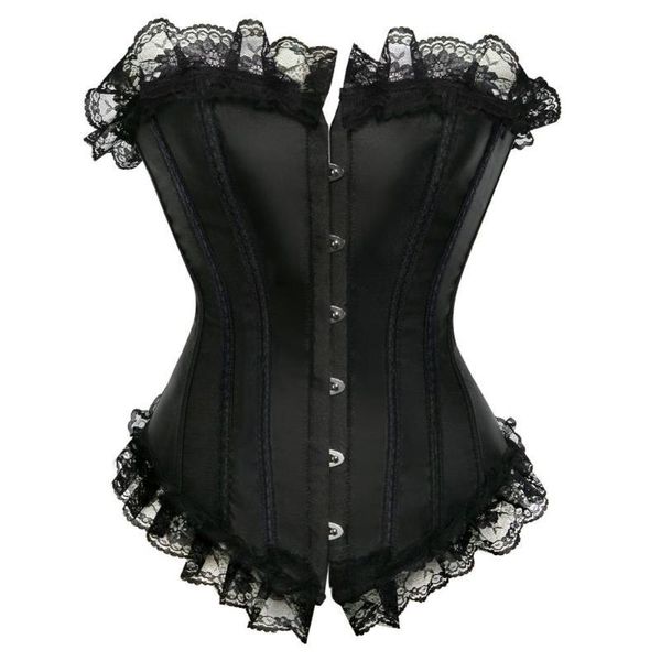 bustiers & corsets satin lace up boned overbust corset and bustier with trim showgirl stripe lingerie s-2xl cecm, Black;white
bustiers & corsets satin lace up boned overbust corset and bustier with trim showgirl stripe lingerie s-2xl cecm, Black;white