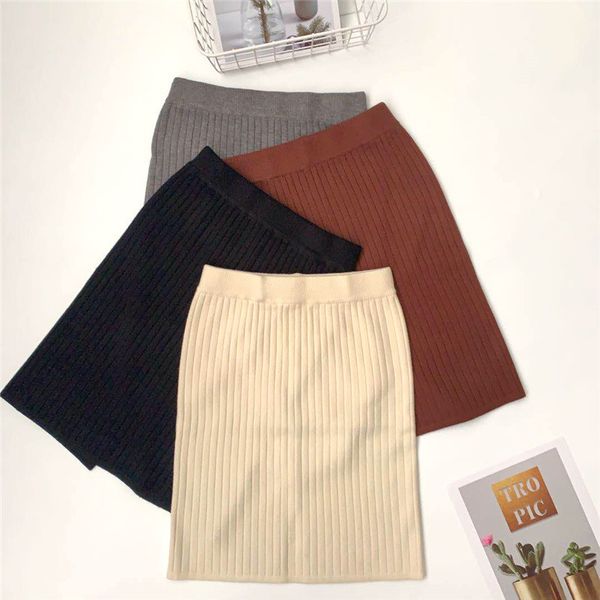 autumn winter knitted split skirt women office lady high waist hip female casual 210520, Black
autumn winter knitted split skirt women office lady high waist hip female casual 210520, Black