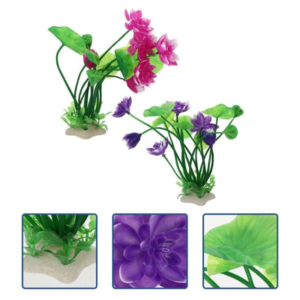 2pcs simulation aquarium plants lotus flower for fish tank and garden decor decorations
2pcs simulation aquarium plants lotus flower for fish tank and garden decor decorations
