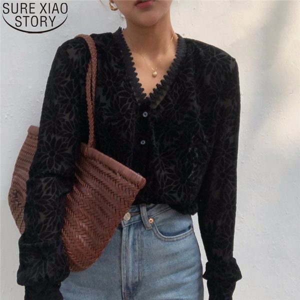 vintage lace blouse black v-neck see through autumn long sleeve shirt korean chic stitching shirts blusas mujer 11358 women's blouses &, White
vintage lace blouse black v-neck see through autumn long sleeve shirt korean chic stitching shirts blusas mujer 11358 women's blouses &, White