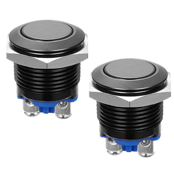 smart home control 2pcs 16mm momentary push button black shell switch door industrial reset
smart home control 2pcs 16mm momentary push button black shell switch door industrial reset