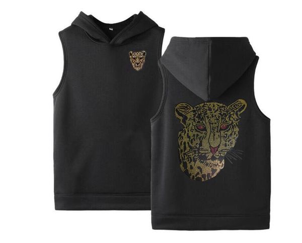 men' tank rhinestone hip hop hoodies men streetwear sweatshirt brand hoodie boys sleeveless vest, White;black
men' tank rhinestone hip hop hoodies men streetwear sweatshirt brand hoodie boys sleeveless vest, White;black
