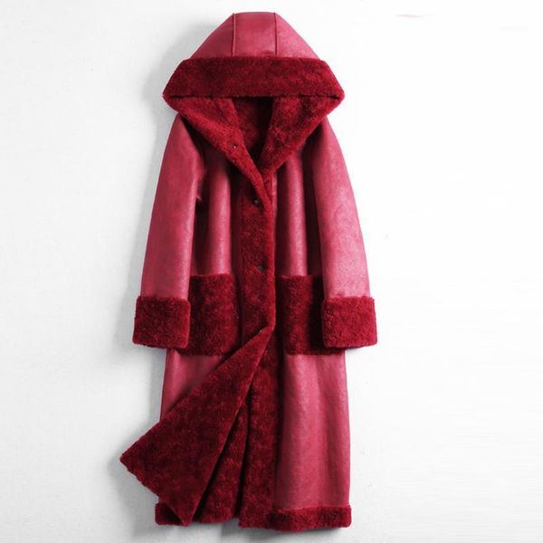 women's fur & faux winter wear it on both sides cashmere coat women middle long grain wool with real hooded jacket thick warm cute over, Black
women's fur & faux winter wear it on both sides cashmere coat women middle long grain wool with real hooded jacket thick warm cute over, Black