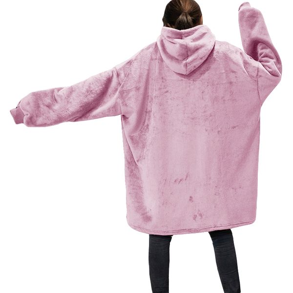winter oversized hoodies women fleece warm tv blanket with sleeves pocket flannel plush thick sherpa giant hoody long sweatshirt, Black
winter oversized hoodies women fleece warm tv blanket with sleeves pocket flannel plush thick sherpa giant hoody long sweatshirt, Black