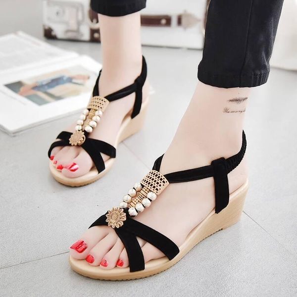 dress shoes 2021 summer women's sandals bohemia gladiator sandal women flip flops ladies shoe fashion female footwear, Black
dress shoes 2021 summer women's sandals bohemia gladiator sandal women flip flops ladies shoe fashion female footwear, Black