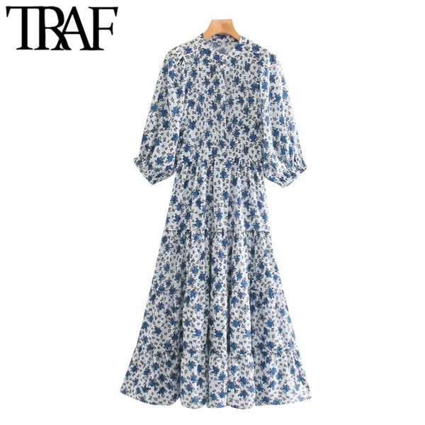 traf women chic fashion floral print pleated midi dress vintage half sleeves button-up female dresses vestidos mujer 210415, Black;gray
traf women chic fashion floral print pleated midi dress vintage half sleeves button-up female dresses vestidos mujer 210415, Black;gray