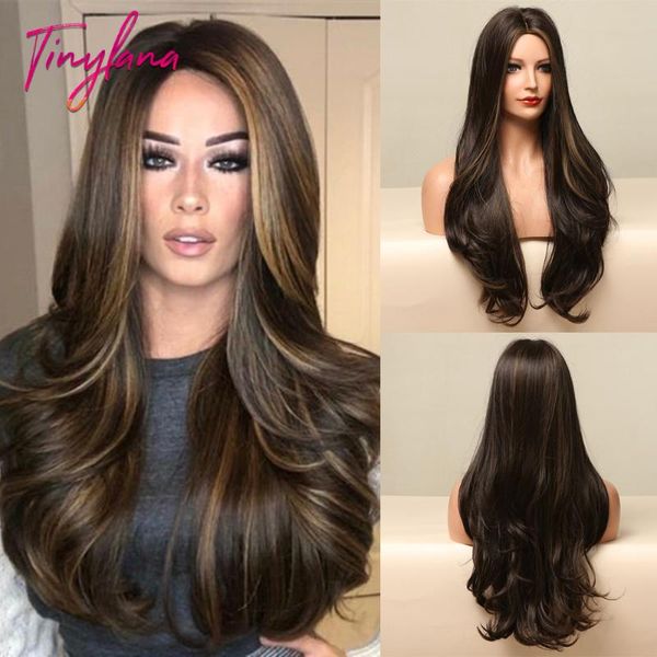 synthetic wigs tiny lana long wave middle part dark black brown highlight for women cosplay daily party use heat resistant
synthetic wigs tiny lana long wave middle part dark black brown highlight for women cosplay daily party use heat resistant