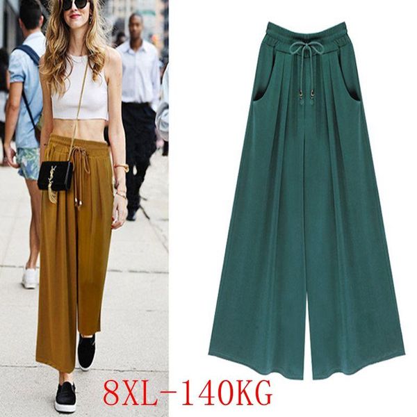 women's pants & capris large size cropped wide-leg 4xl 5xl 6xl 7xl 8xl hips 156cm loose, Black;white
women's pants & capris large size cropped wide-leg 4xl 5xl 6xl 7xl 8xl hips 156cm loose, Black;white