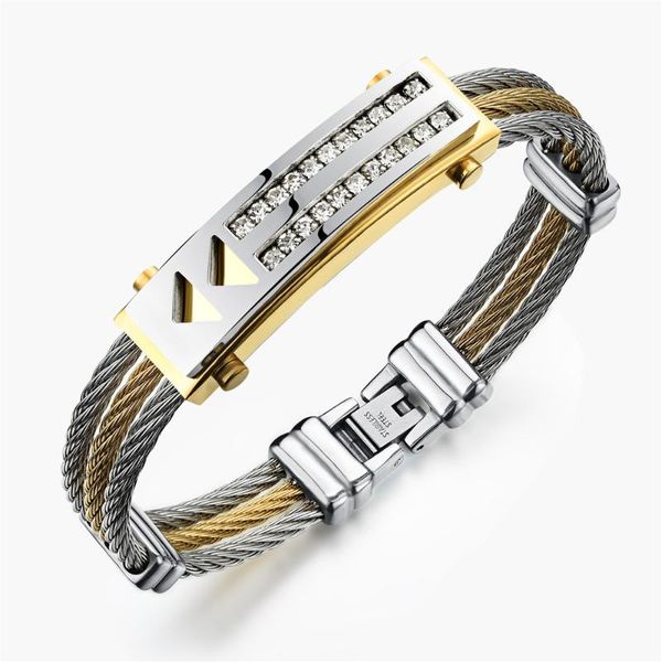 personalized stainless steel cz stripe gold silver color invisible mosaic bracelet men fashion charm bracelets jewelry gift link, chain, Black
personalized stainless steel cz stripe gold silver color invisible mosaic bracelet men fashion charm bracelets jewelry gift link, chain, Black