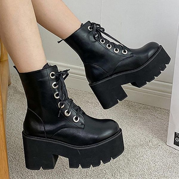 boots spring and autumn korean style short tube cross strap 8 cm thick bottom fashion temperament lady boots., Black
boots spring and autumn korean style short tube cross strap 8 cm thick bottom fashion temperament lady boots., Black