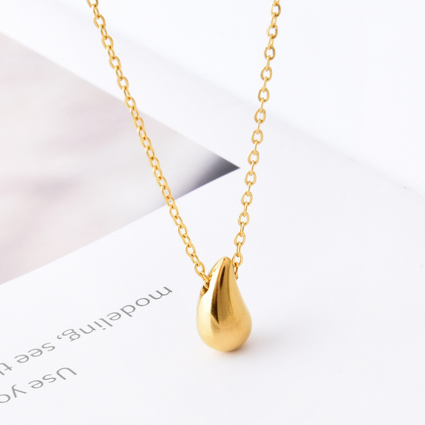 chains 316l stainless steel water droplets bean pendant charm chain choker necklace for women fashion fine jewelry san759, Silver
chains 316l stainless steel water droplets bean pendant charm chain choker necklace for women fashion fine jewelry san759, Silver
