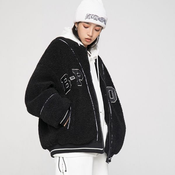 21fw letter printed wool fleece baseball jacket for men women couples high street hip hop winter warm coats fashion casual windproof cotton, Black;brown
21fw letter printed wool fleece baseball jacket for men women couples high street hip hop winter warm coats fashion casual windproof cotton, Black;brown