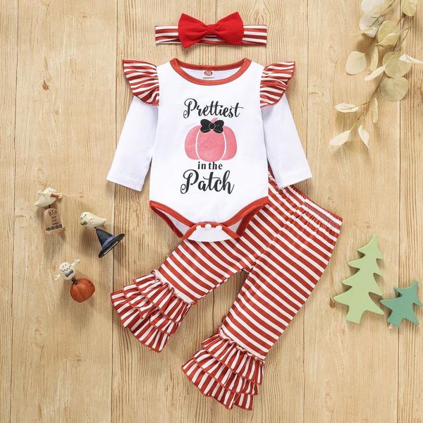 clothing sets autumn winer infant baby girls letter halloween pumpkin +striped pants+headband outfits girl casual, White
clothing sets autumn winer infant baby girls letter halloween pumpkin +striped pants+headband outfits girl casual, White