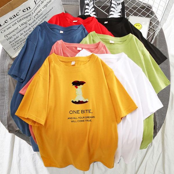 women's t-shirt woman 100% cotton vintage short sleeve harajuku summer apparel aesthetic graphic funny streetwear casual loose, White
women's t-shirt woman 100% cotton vintage short sleeve harajuku summer apparel aesthetic graphic funny streetwear casual loose, White