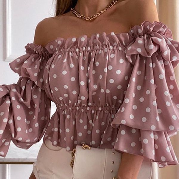 women's blouses & shirts shujin elegant lantern sleeve ruffle beach blouse strapless backless chiffon summer women off shoulder bl, White
women's blouses & shirts shujin elegant lantern sleeve ruffle beach blouse strapless backless chiffon summer women off shoulder bl, White