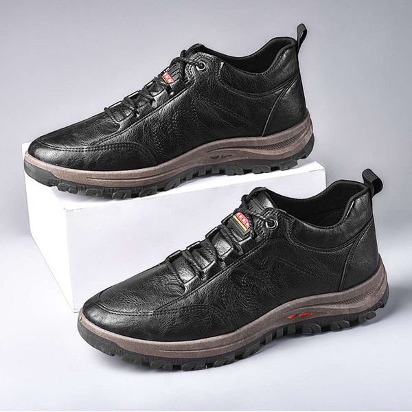 men's casual shoes mountaineering 2021 new pu casual trend lace up thick soled korean fashion sports p7dy kygg, Black
men's casual shoes mountaineering 2021 new pu casual trend lace up thick soled korean fashion sports p7dy kygg, Black