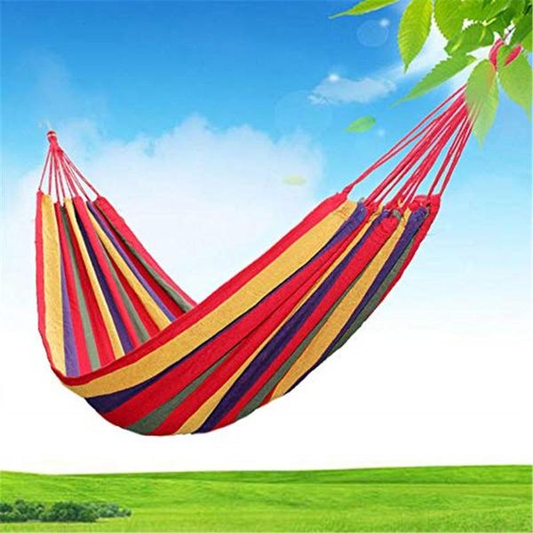 outdoor pads portable hammock camping swing canvas stripe leisure bed hanging garden sports home travel hunting
outdoor pads portable hammock camping swing canvas stripe leisure bed hanging garden sports home travel hunting