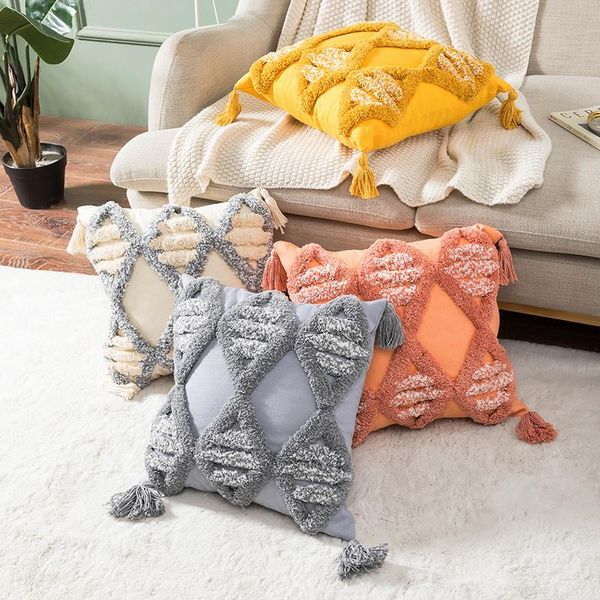 pillow case luxury moroccan style cushion cover boho ethnic wave with tassels el office home sofa ornaments
pillow case luxury moroccan style cushion cover boho ethnic wave with tassels el office home sofa ornaments