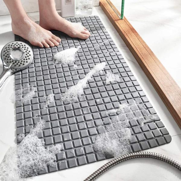 bath mats premium bathtub mat, non-slip shower tub strong grip with large suction cup for kid and adult, medium size washable
bath mats premium bathtub mat, non-slip shower tub strong grip with large suction cup for kid and adult, medium size washable