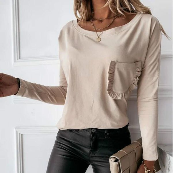 women's t-shirt autumn and winter lace pocket long-sleeved fashion slim-fit base clothing women t shirt for sexy, White
women's t-shirt autumn and winter lace pocket long-sleeved fashion slim-fit base clothing women t shirt for sexy, White