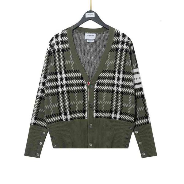 men's hoodies & sweatshirts correct version autumn winter tb thousand bird check olive green men's and women's cardigan v-nec, Black
men's hoodies & sweatshirts correct version autumn winter tb thousand bird check olive green men's and women's cardigan v-nec, Black
