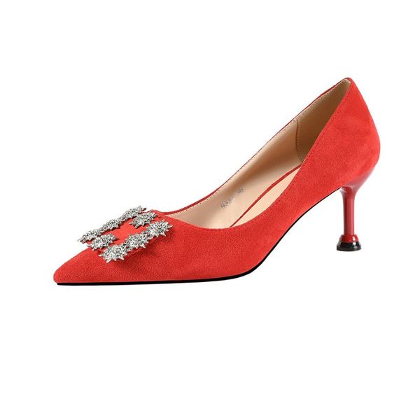 dress shoes 2021 women 6cm 9cm high heels crystal fetish rhinestone luxury elegant lady scarpins prom wedding striptease party pumps, Black
dress shoes 2021 women 6cm 9cm high heels crystal fetish rhinestone luxury elegant lady scarpins prom wedding striptease party pumps, Black