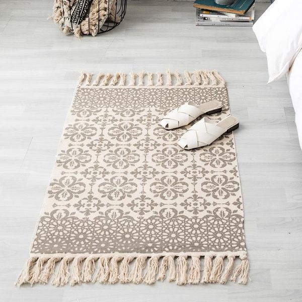 hand woven rugs cotton linen bedside carpet for living room bedroom decor tapestry with tassel floor mat area rug 60x90cm carpets
hand woven rugs cotton linen bedside carpet for living room bedroom decor tapestry with tassel floor mat area rug 60x90cm carpets