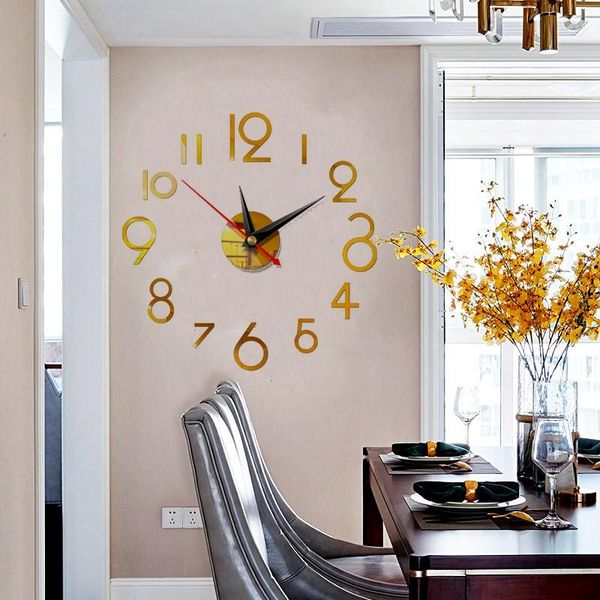 mirror effect modern decor 3d wall stickers brief style still life quartz clock decorations living room ornament clocks
mirror effect modern decor 3d wall stickers brief style still life quartz clock decorations living room ornament clocks