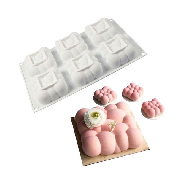 baking moulds 6 cavity cloud silicone cake mold for chocolate mousse ice cream jelly pudding bread pastry dessert bakeware decorating tools
baking moulds 6 cavity cloud silicone cake mold for chocolate mousse ice cream jelly pudding bread pastry dessert bakeware decorating tools