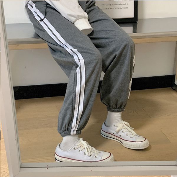 women's pants & capris causal pants autumn korean style boyfriend leisure wide sports a786, Black;white
women's pants & capris causal pants autumn korean style boyfriend leisure wide sports a786, Black;white