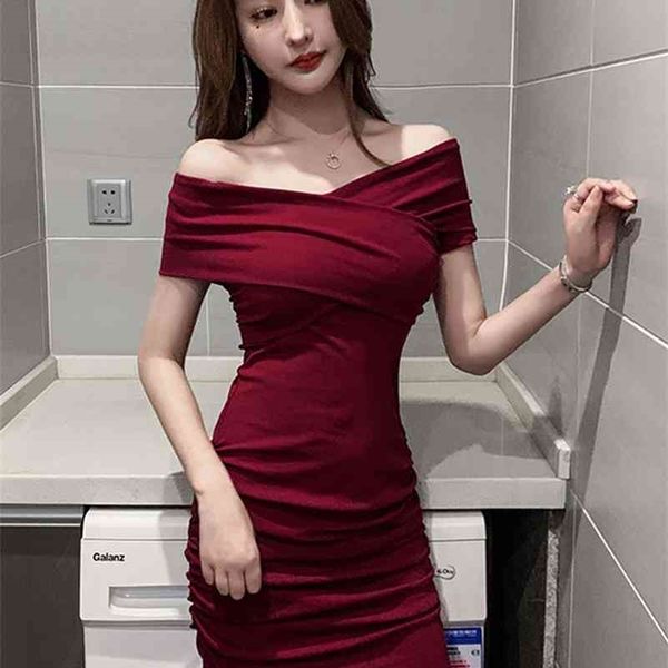 women's strapless leak shoulder waist tight fit temperament hip dress office lady 210416, Black;gray
women's strapless leak shoulder waist tight fit temperament hip dress office lady 210416, Black;gray