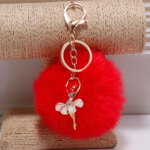 keychains cute rhinestone angel keychain fur ball pendant imitation car key ring jewelry gift bag, Silver
keychains cute rhinestone angel keychain fur ball pendant imitation car key ring jewelry gift bag, Silver