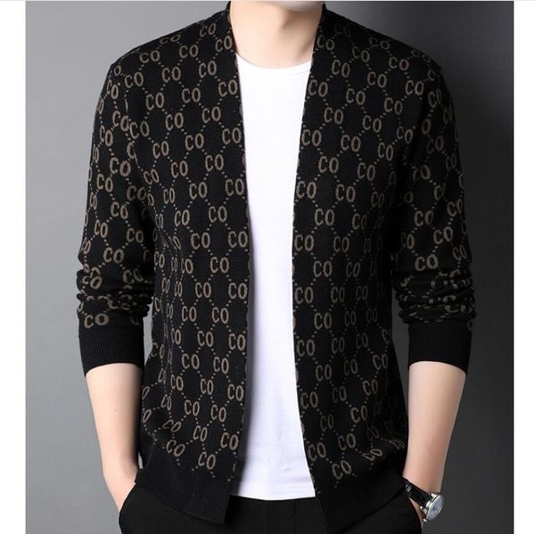 2021 net red same style men's sweater men knit cardigan korean casual long sleeve jacket top, White;black
2021 net red same style men's sweater men knit cardigan korean casual long sleeve jacket top, White;black