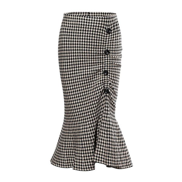 trumpet mermaid black beige plaid midi skirt high street empire vintage retro women s0192 210514
trumpet mermaid black beige plaid midi skirt high street empire vintage retro women s0192 210514