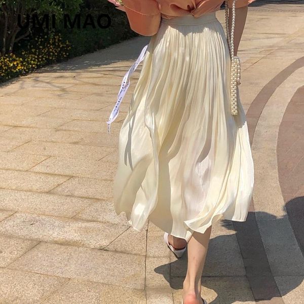skirts umi mao pleated skirt spring summer female mid-length ins gilt satin pearl shiny silky high waist y2k, Black
skirts umi mao pleated skirt spring summer female mid-length ins gilt satin pearl shiny silky high waist y2k, Black