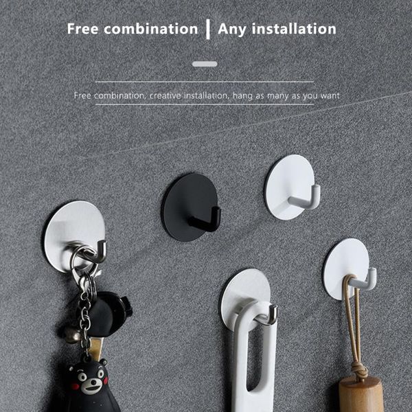 hooks & rails wall hook storage hanger 304 stainless steel self-adhesive towel key umbrella for kitchen bathroom
hooks & rails wall hook storage hanger 304 stainless steel self-adhesive towel key umbrella for kitchen bathroom