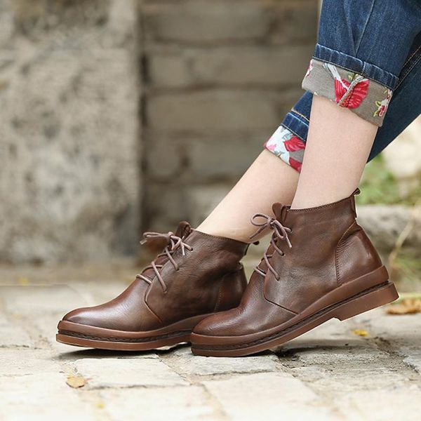 boots tayunxing handmade shoes genuine leather lace-up platform med heel single/short plush comfort ankle women boot 3209-2, Black
boots tayunxing handmade shoes genuine leather lace-up platform med heel single/short plush comfort ankle women boot 3209-2, Black