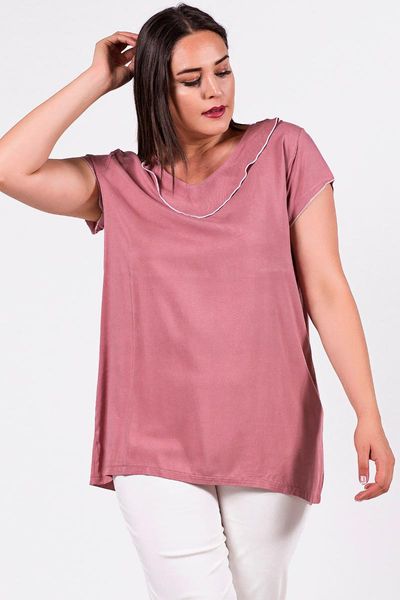 plus size powder collar sleeve souffle blouse women's blouses & shirts, White
plus size powder collar sleeve souffle blouse women's blouses & shirts, White